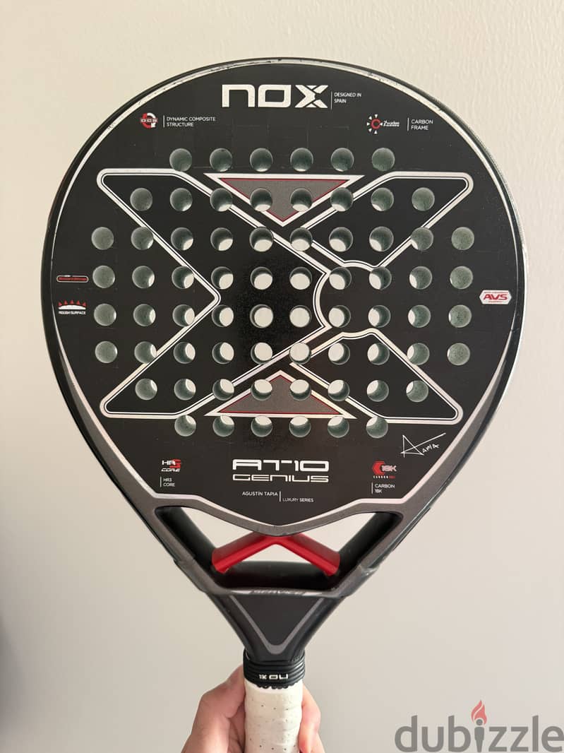 NOX AT10 Genius 18K by Agustín Tapia 2023 – Premium Padel Racket 1