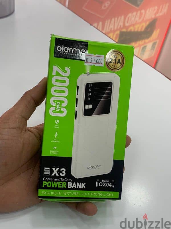 power bank 20,000mah 3 designs 5