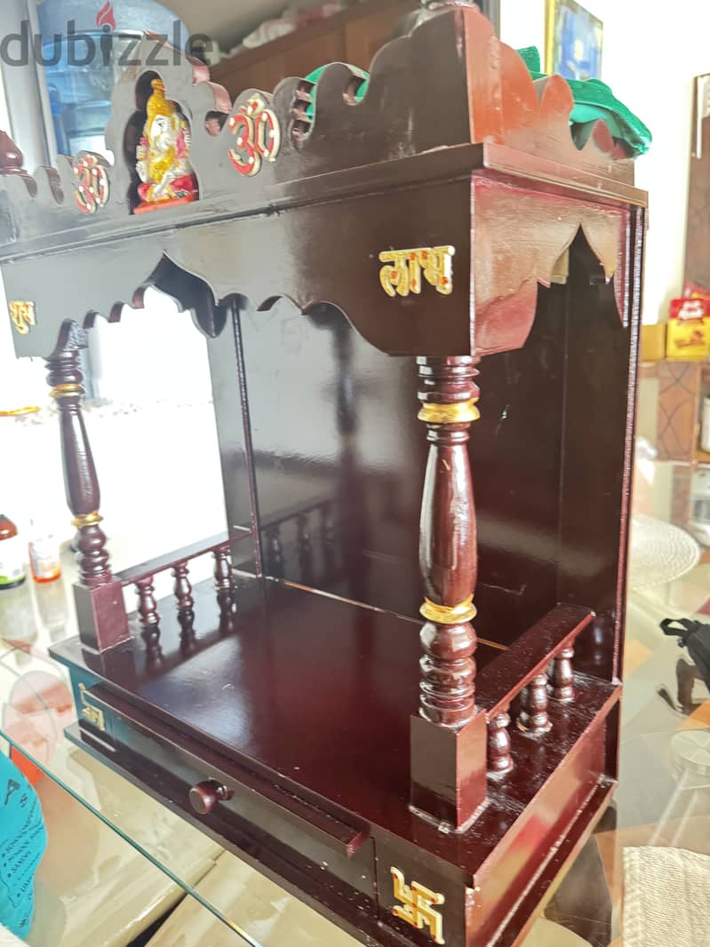 Wooden carved Temple in mint condition 1