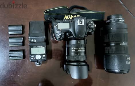 NIKON D500, 18-200 NIKON LENS, 80-200 F2.8 LENS, SB 800 NIKON FLASH