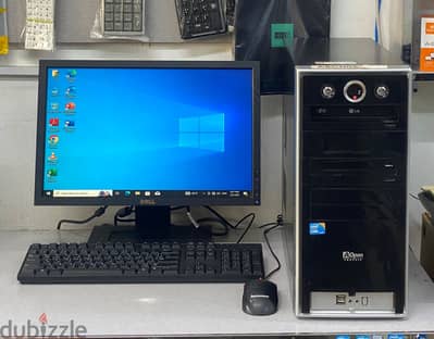 Intel Core i7 (8CPUs) Computer Set 8GB RAM 500GB HDD Dell 19"Monitor