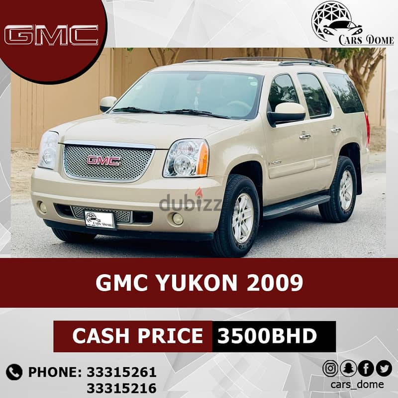 GMC Yukon 2008 Full Option SLT Single Owner جي ام سي يوكون 9