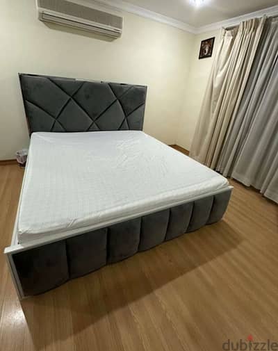 King size bed with mattress and other items for sale