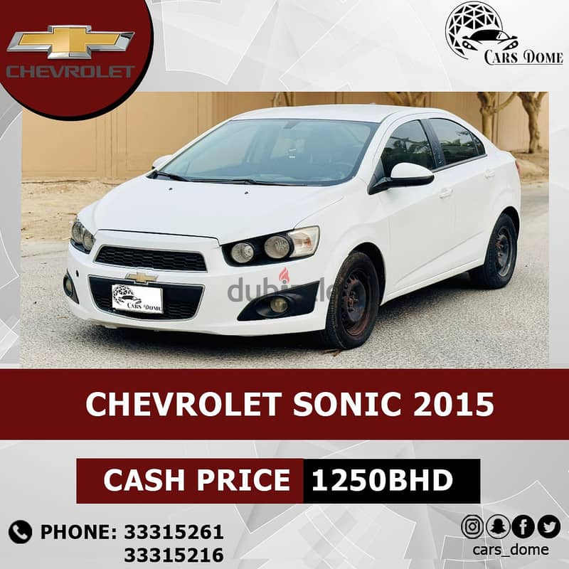 Chevrolet Sonic 2015 شيفروليه سونيك 8