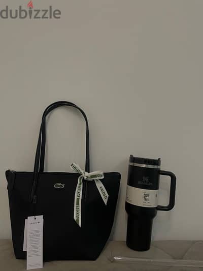 Lacoste tote bag and stanily