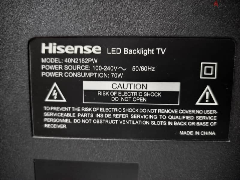 Hisense smart led tv 6