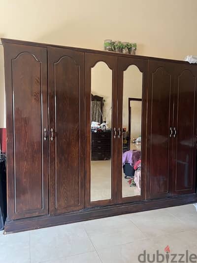 6 door wardrobe only 40 BD