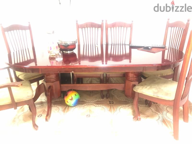 8 Seat Wooden Daining Table 0