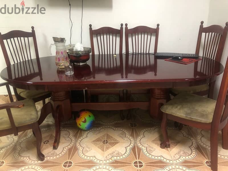 8 Seat Wooden Daining Table 2