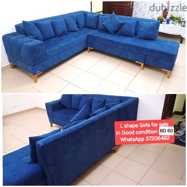 3 Seater Sofa and other items for sale with Delivery 14