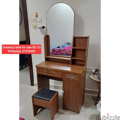 Dressing table and other items for sale with Delivery