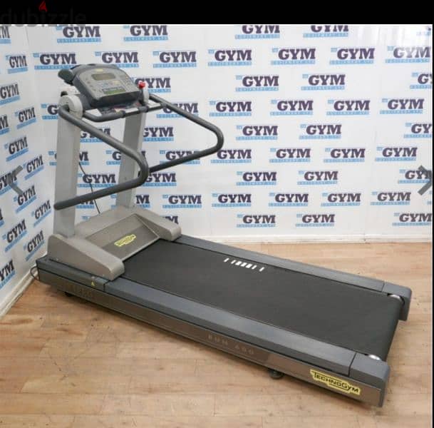 techno gym treadmill 400bd 200kg max weight 0