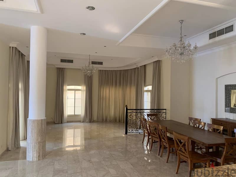 Riffa area 5 bedroom semi furnished moluxury villa available for rent 3