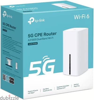 Tp Link 5G Router NX200 AX1800 WIFI6 Unlocked