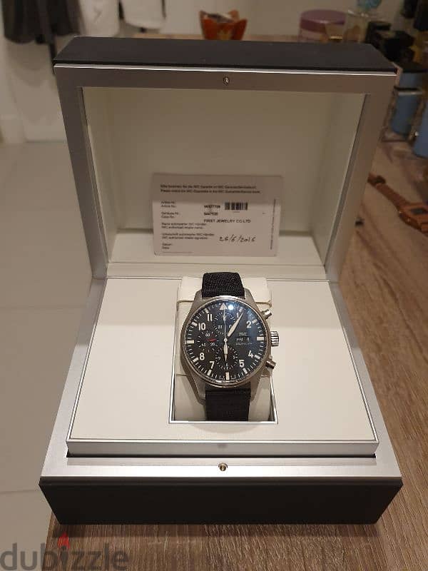 IWC377709 Pilot's chronograph - box & papers 0