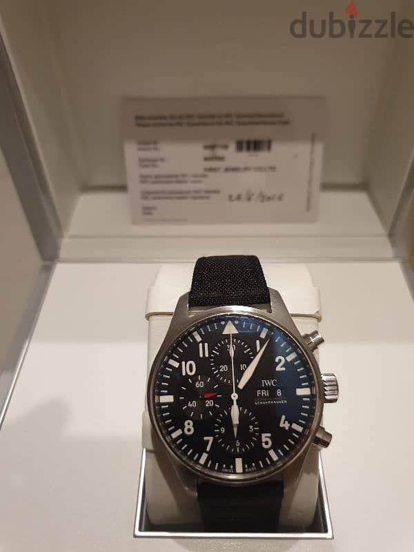 IWC377709 Pilot's chronograph - box & papers 1