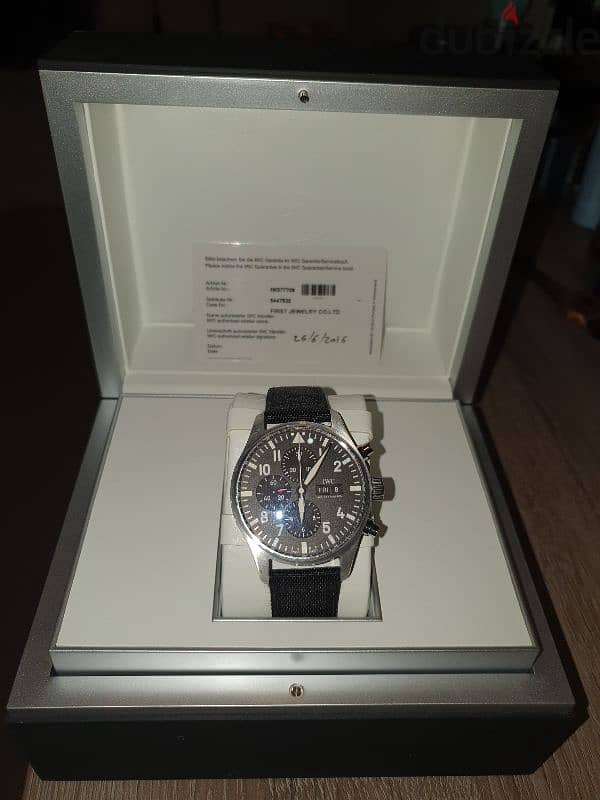 IWC377709 Pilot's chronograph - box & papers 2