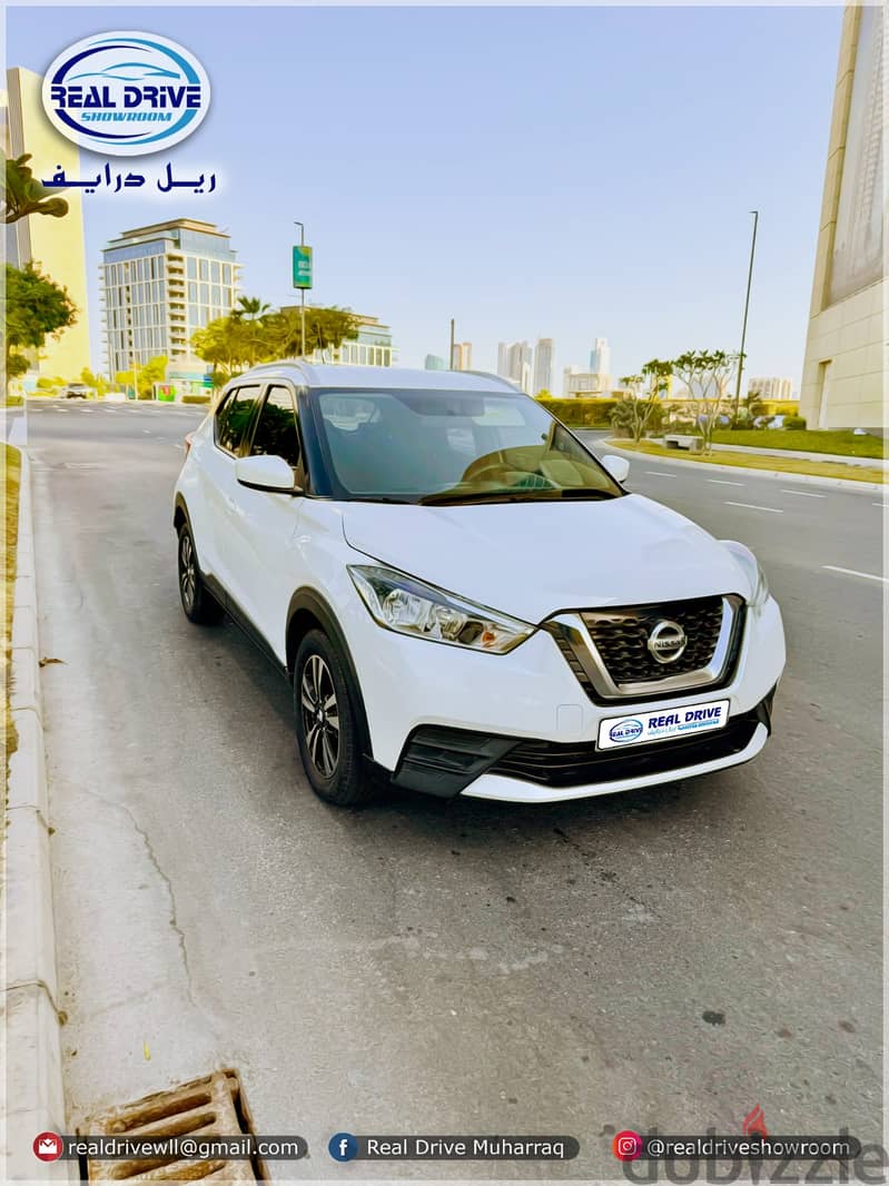 Nissan Kicks 1.6L V4 MODEL  2019 WHITE FOR SALE 3