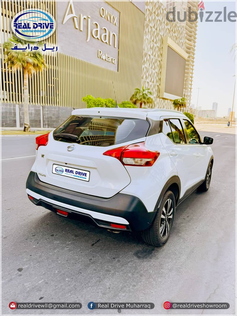 Nissan Kicks 1.6L V4 MODEL  2019 WHITE FOR SALE 4