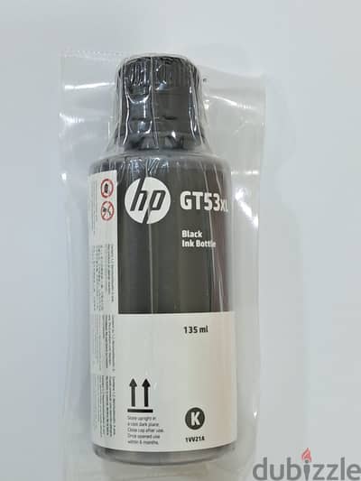 New HP 1VV21AE GT53XL Original Ink Bottle Black 135ml for sale