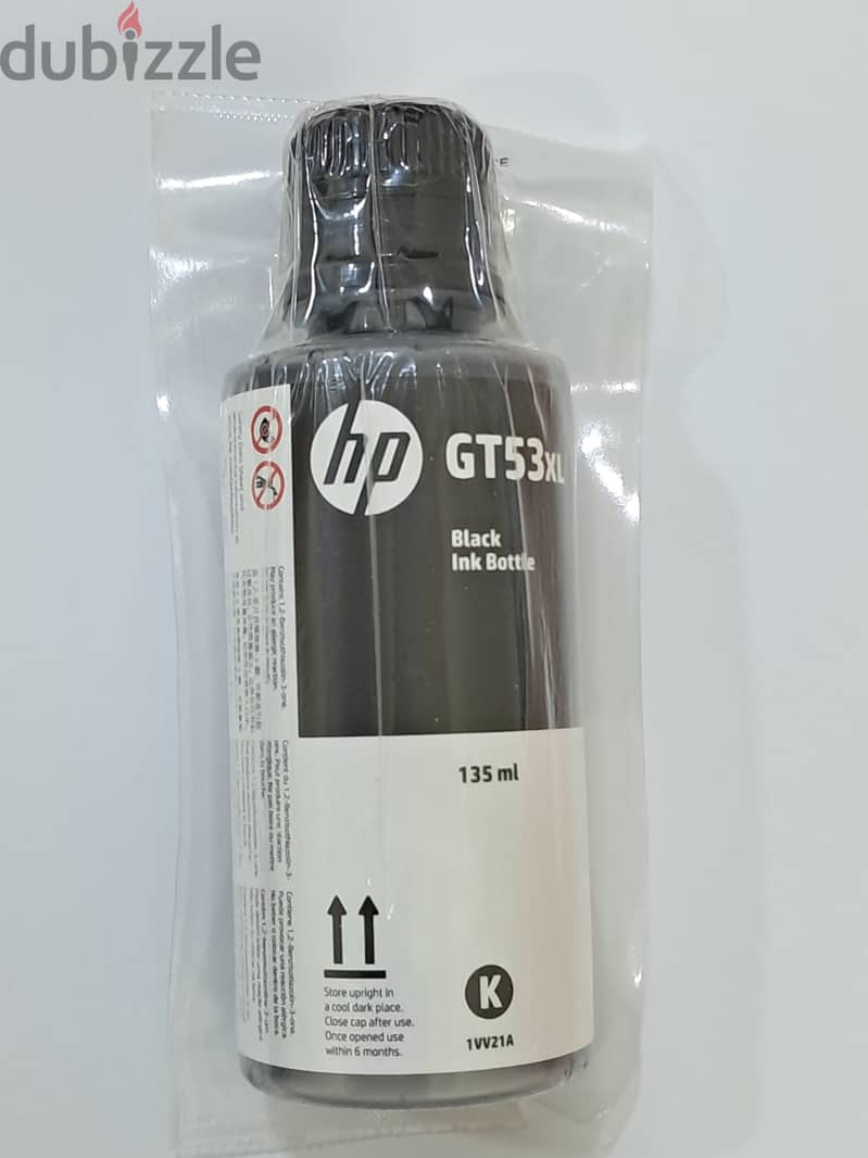 New HP 1VV21AE GT53XL Original Ink Bottle Black 135ml for sale 1