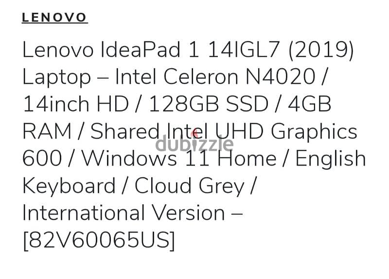 LENOVO IDEA PAD 1 NEW 0