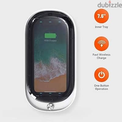 Sanitizer  with Wireless Charge disinfect mobile, Keys, Watch  Airpods