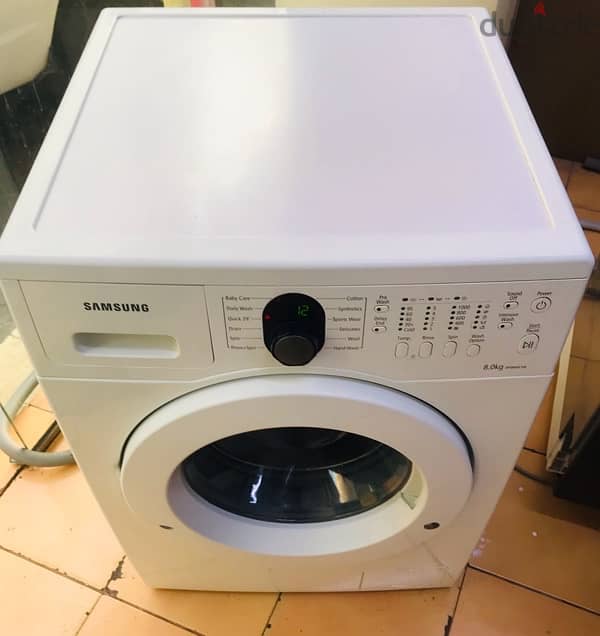 Samsung washing machine front load 8kg 1