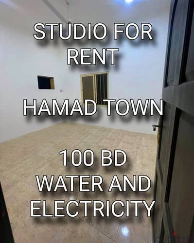 STUDIO FOR RENT - ELECTRICITY+ WATER 95 BD