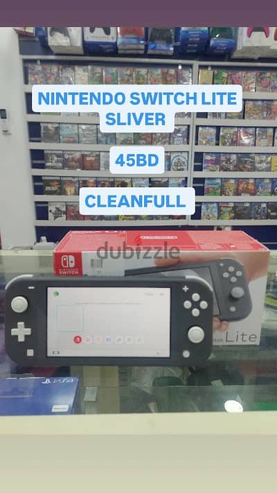 NINTENDO SWITCH LITE SLIVER