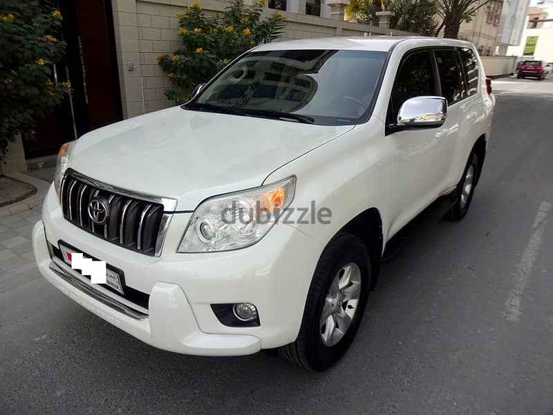 Toyota Prado TXL 2.7 L 2013 White V4 8 Seat 4x4 Single User Well Maint 0