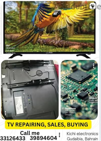 TV REPAIRING, SALES, BUYING