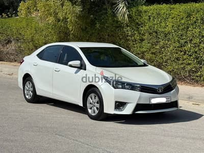 Toyota Corolla XLI 2015 white