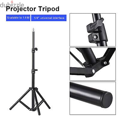 New Tripod Stand High Quality Available for Projector, Mobile & Camera 4