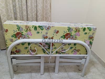 55 BD - 3 Cots with mattress, Sofa 3+2 seater and ironing table,