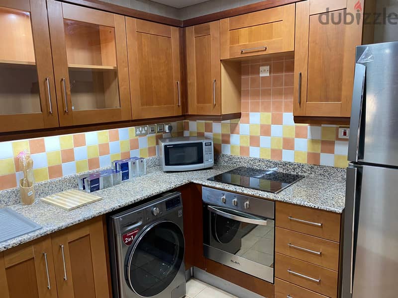 Beautifully furnished one bedroom apartment 100sqm at Seef area 1