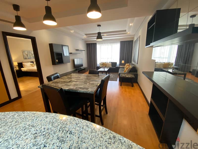 Beautifully furnished one bedroom apartment 100sqm at Seef area 7