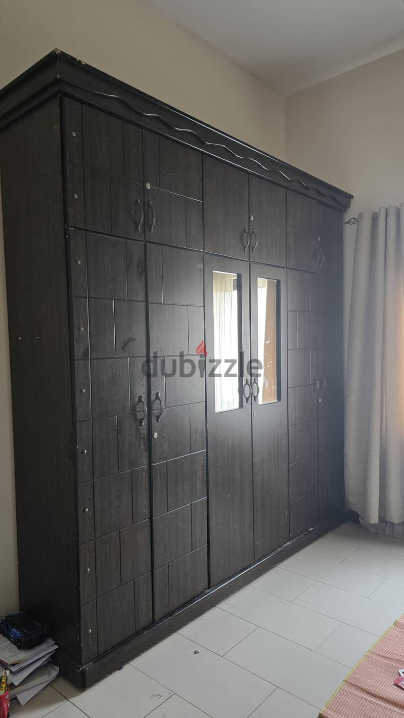 Elegant Dark Wood Cupboard for Sale 3