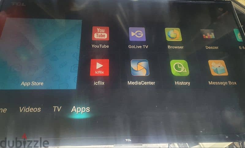 TCL SMART 43"LED ANDROID . LAST :39BD 1