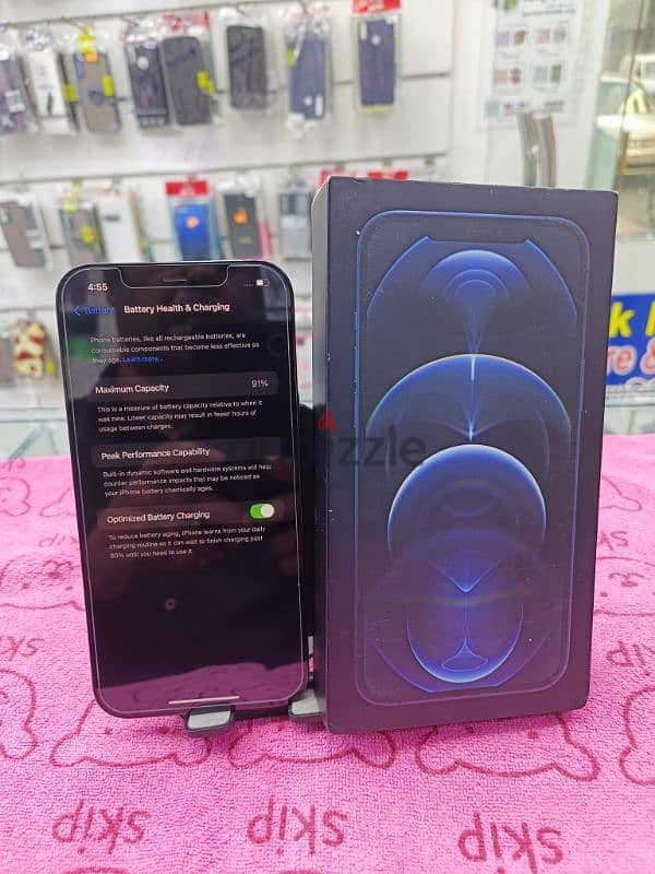 I phone 12 pro max 256 GB good condition with box 2