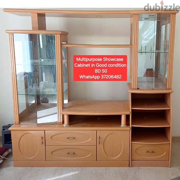 2 Door wardrobe with mirror and other items for sale 14