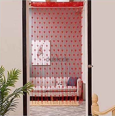 valentines heart string curtain cheap