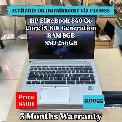 HP EliteBook 840 G6 Core i5-8th Generation