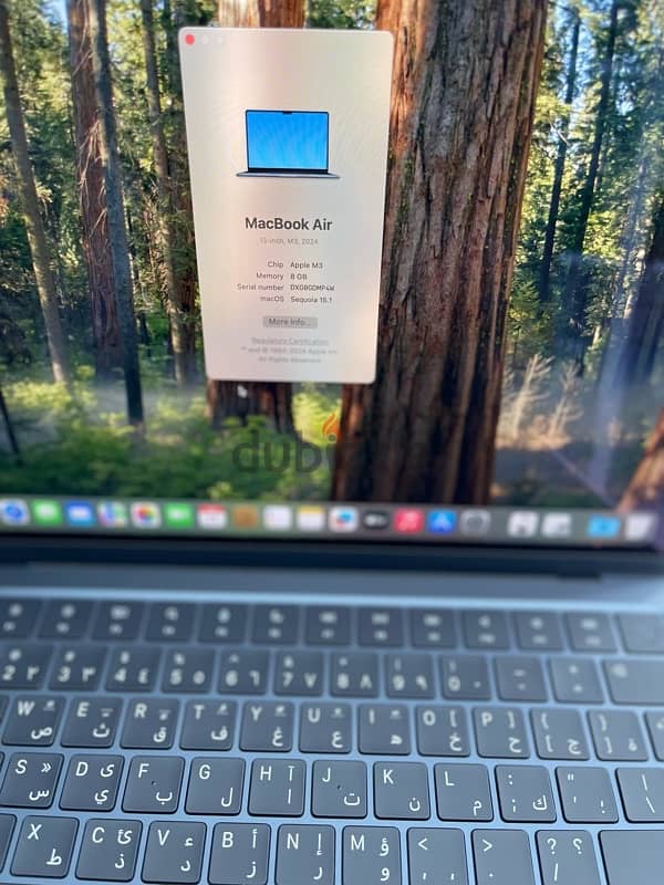 Used MacBook Air M3 13inch 256GB 3