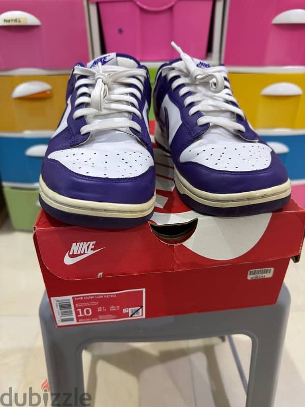 NIKE DUNK LOW RETRO COURT PURPLE 2