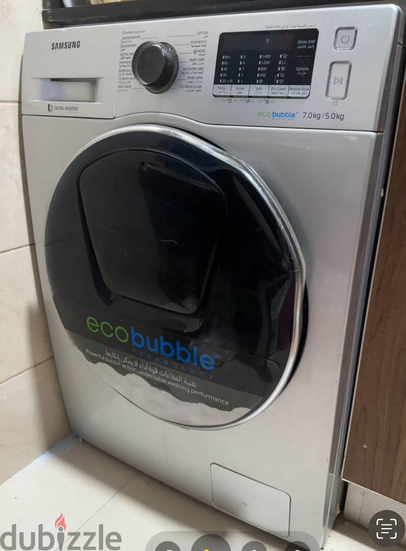 Samsung Washing Machine (Eco Bubble ):Front Loading(BD 120 (Negotiabl 0