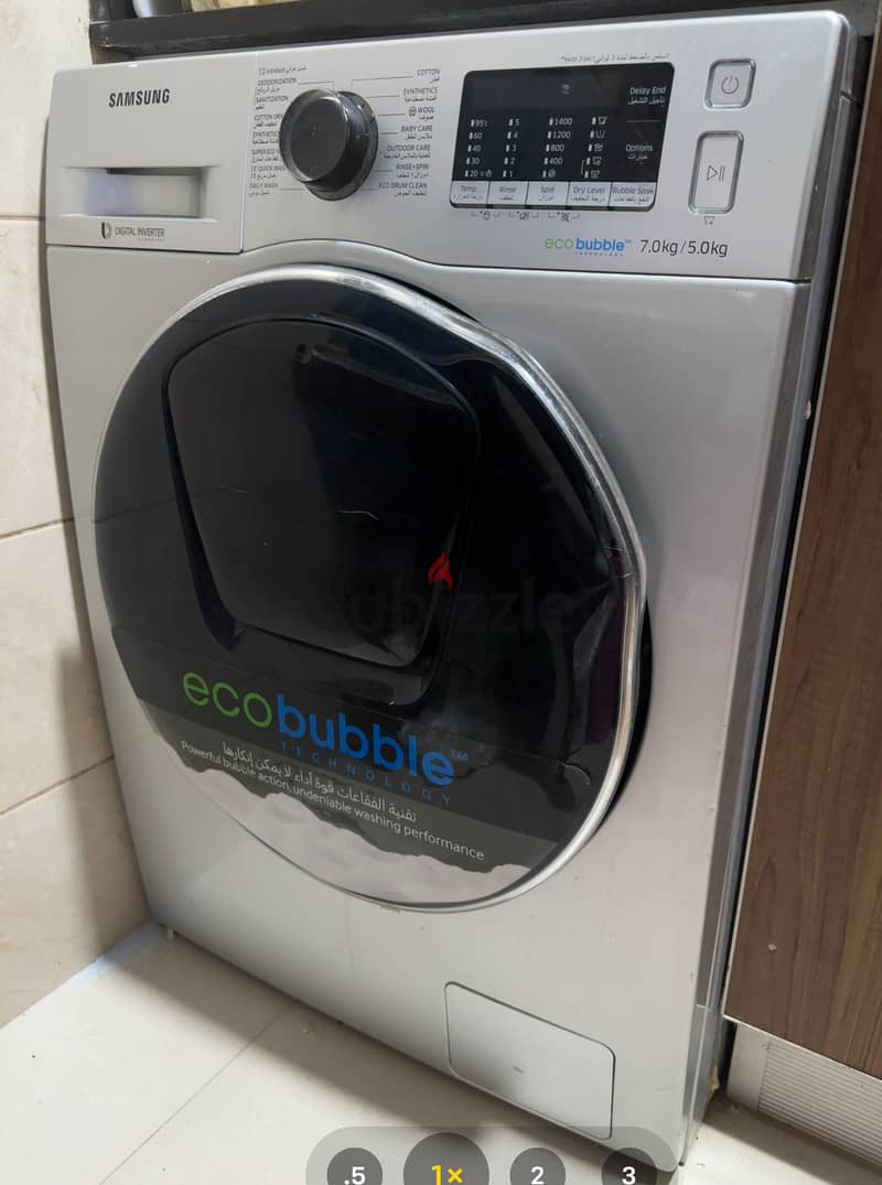 Samsung Washing Machine (Eco Bubble ):Front Loading(BD 120 (Negotiabl 1