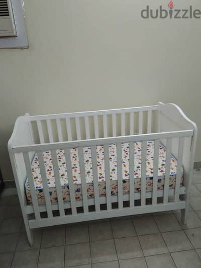 Baby bed and mattress