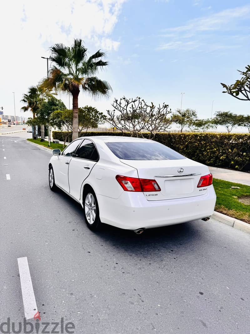 Lexus ES 350 V6-3.5L WHITE 120000KM FOR SALE 5