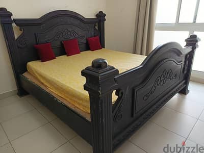 king size bed 220*200 size without mattress